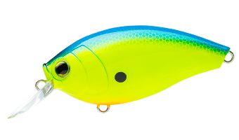 Hardcore Crank 65F 2+ Medium Crankbait - Blue Back Chartreuse