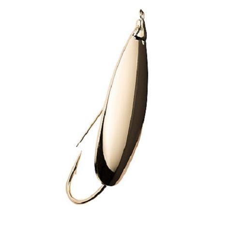Johnson Silver Minnow Weedless Spoon - Gold
