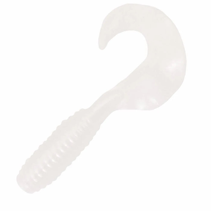 Kalin's Mogambo Grub 6 inch Soft Plastic Grub 10 pack - White