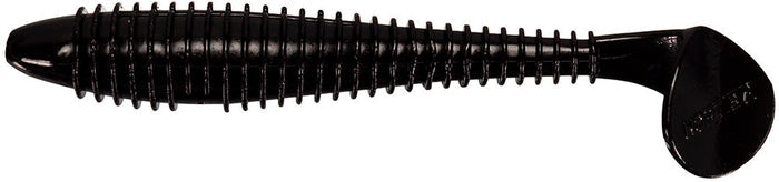 Keitech Fat Swing Impact 4.8 inch Paddle Tail Swimbait - Black