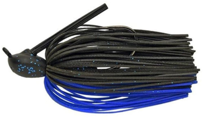 Keitech Lead Casting Jig - Black Blue Flake