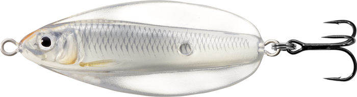 LIVETARGET Erratic Shiner Flutter Spoon - Glow/Pearl