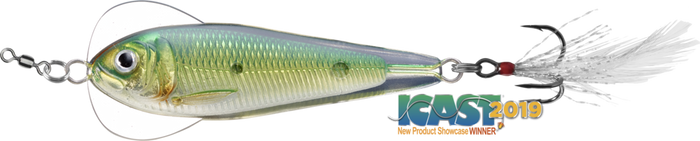 LIVETARGET Flutter Sardine Jigging Spoon Gold/Green