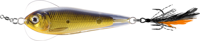 LIVETARGET Flutter Sardine Jigging Spoon - Gold/Black