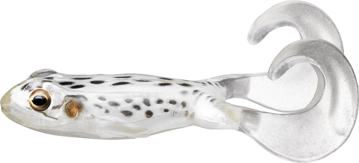 LIVETARGET Freestyle Frog Topwater Soft Plastic - Albino/White