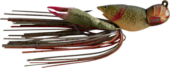 LIVETARGET Hollow Body Craw Jig - Brown/Red