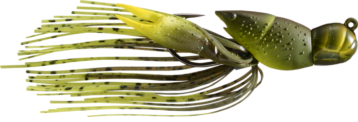 LIVETARGET Hollow Body Craw Jig - Green/Chartreuse