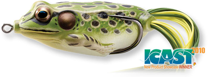 LIVETARGET Hollow Body Frog 45 / 55 / 65 Green/Yellow