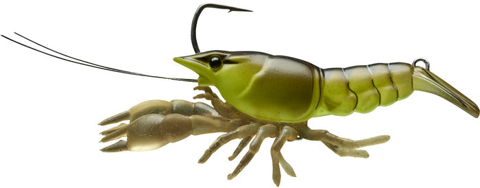 LIVETARGET Live Craw Finesse Bait - Chartreuse Black