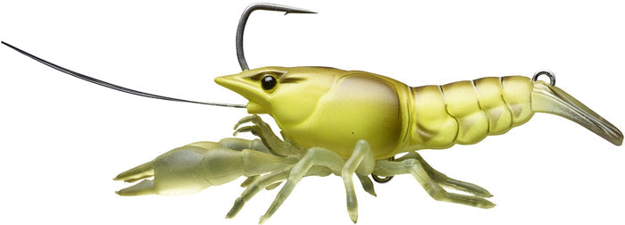 LIVETARGET Live Craw Finesse Bait - Chartreuse Pumpkin