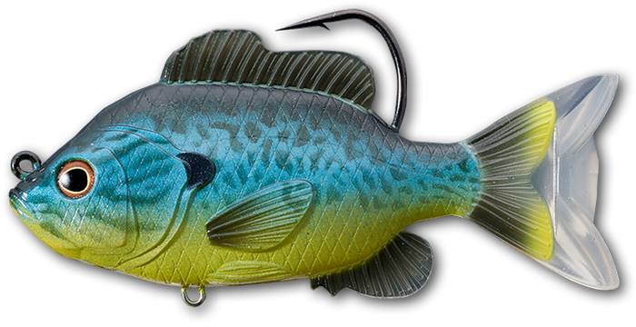 LIVETARGET Sunfish Soft Body Top Hook Swimbait