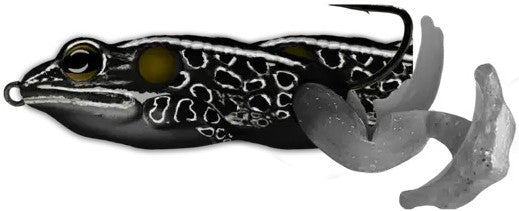 LIVETARGET Ultimate Frog Stride Bait - Black/Black