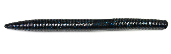 Lunkerhunt Lunker Sticks 5 inch Soft Plastic Stickbait 10 pack - Black Blue Fleck