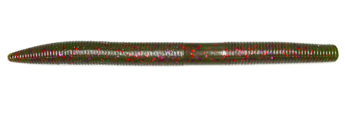 Lunkerhunt Lunker Sticks 5 inch Soft Plastic Stickbait 10 pack - Coffee Red Purple Fleck