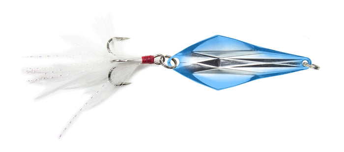 Lunkerhunt Spud Jigging Spoon - Silver/Blue