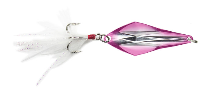 Lunkerhunt Spud Jigging Spoon - Silver/Pink