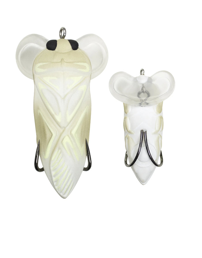 Lunkerhunt Yappa Bug 3 inch Hollow Body Insect - Albino