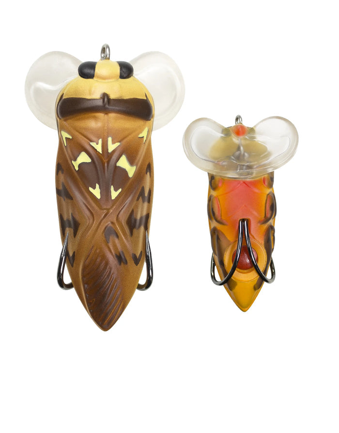 Lunkerhunt Yappa Bug 3 inch Hollow Body Insect - Amber