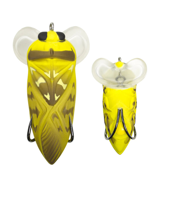 Lunkerhunt Yappa Bug 3 inch Hollow Body Insect - Atomic