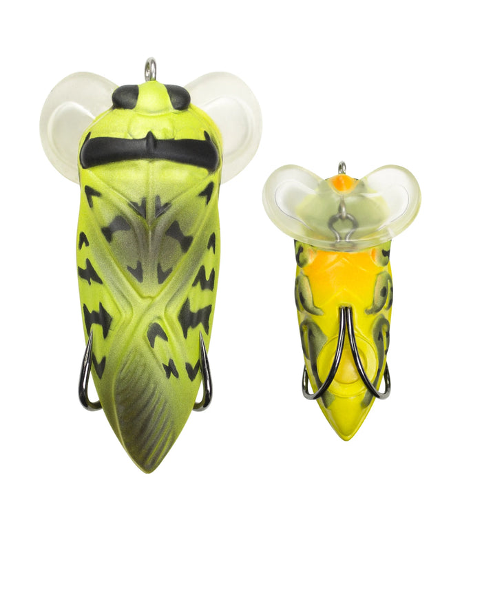 Lunkerhunt Yappa Bug 3 inch Hollow Body Insect - Firefly