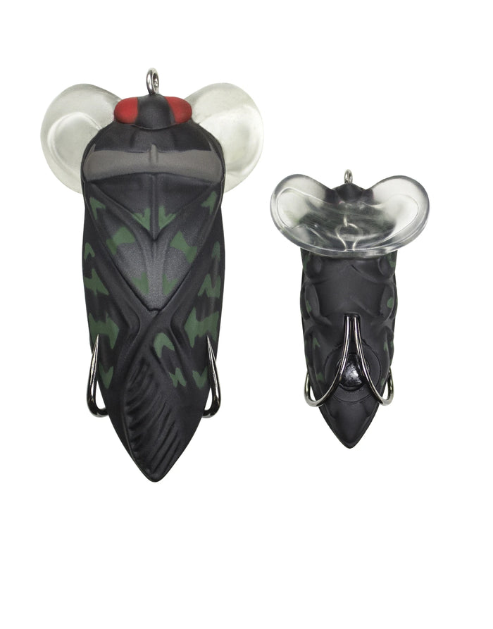 Lunkerhunt Yappa Bug 3 inch Hollow Body Insect - Midnight