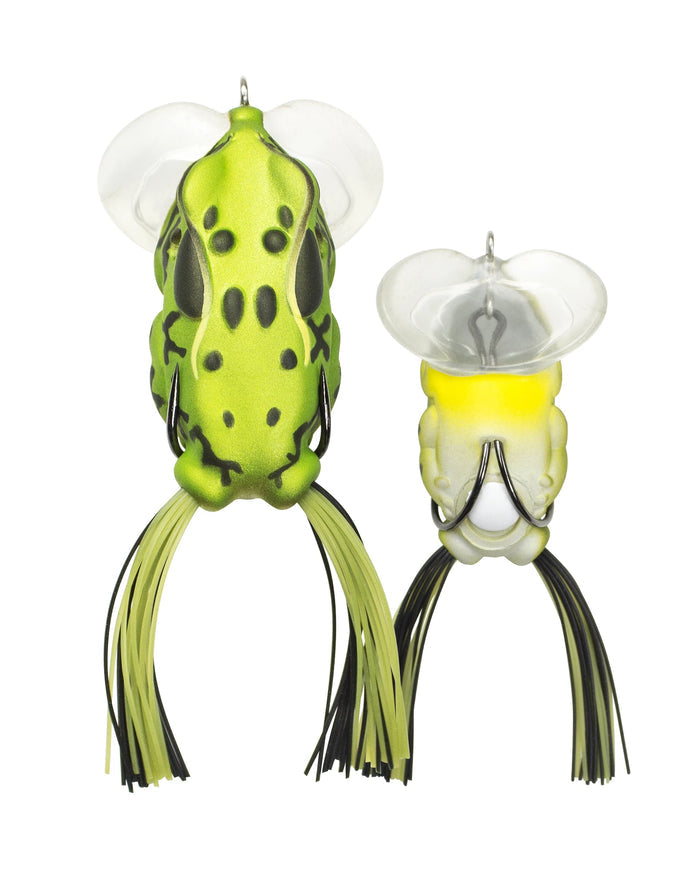 Lunkerhunt Yappa Frog 2 1/4 inch Hollow Body Frog - Green Tea