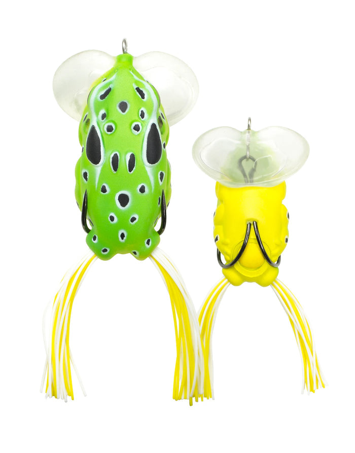 Lunkerhunt Yappa Frog 2 1/4 inch Hollow Body Frog - Leopard