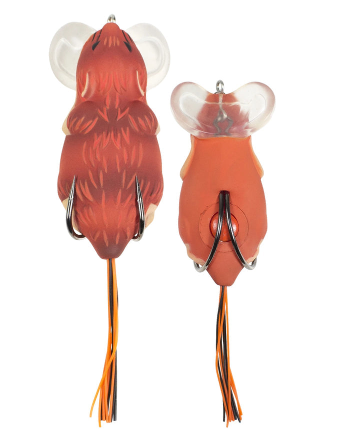 Lunkerhunt Yappa Rat 2 3/4 inch Hollow Body Rodent - Red Squirrel