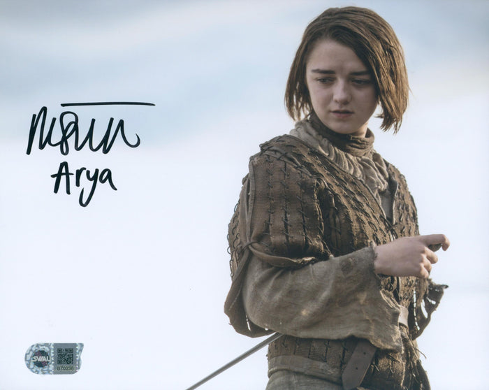 Maisie Williams Signed 8x10 Photo - SWAU Authenticated - SWAU