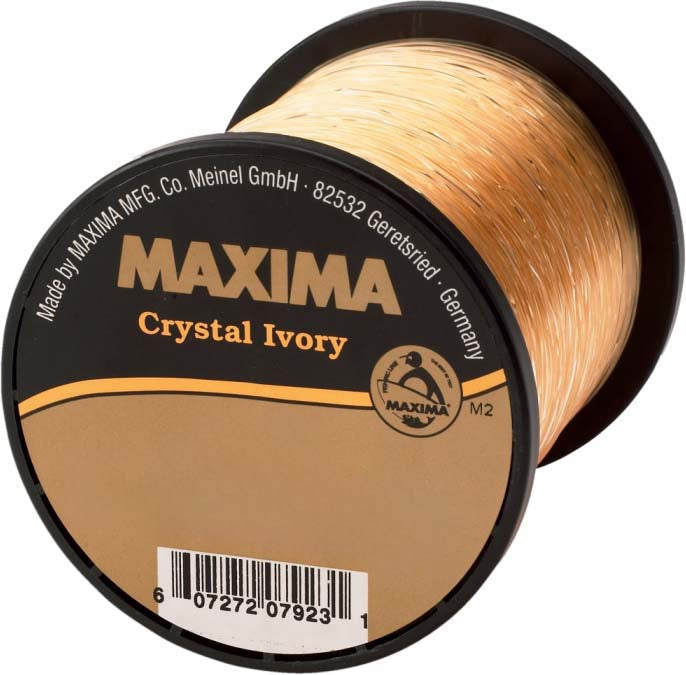 Maxima Crystal Ivory Monofilament Guide Spools 15 pound - 900 yards