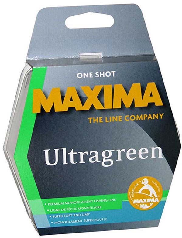 Maxima Ultragreen Copolymer Monofilament One Shot Spool - 12 pound - 220 yards