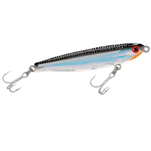 MirrOlure MirrOminnow 19MR Suspending Twitchbait - Black Back/White Belly/Silver Luminesence