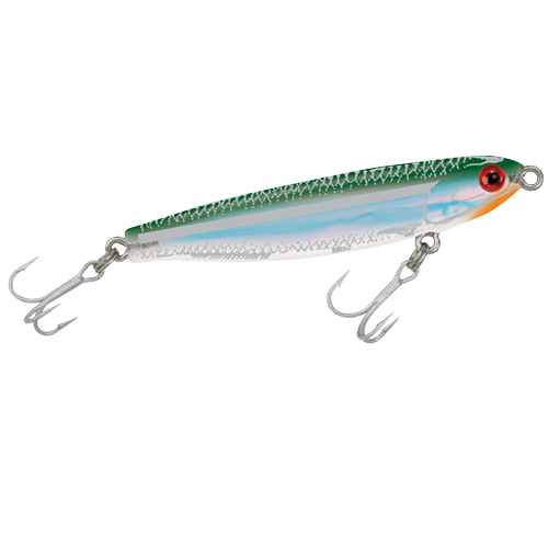 MirrOlure MirrOminnow 19MR Suspending Twitchbait - Green Back/White Belly/Silver Luminesence