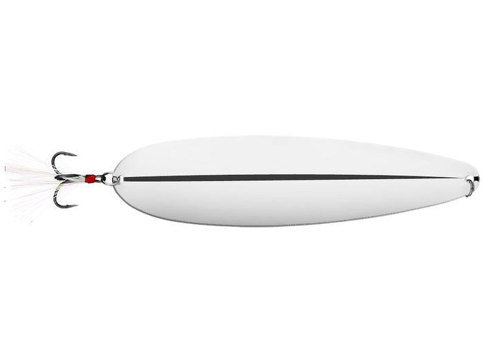 Nichols Ben Parker Super Magnum 4 1/2 oz. Flutter Spoon Silver Chrome - 9 inch - 4 1/2 oz