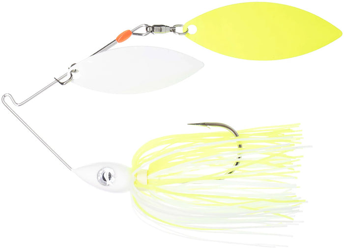 White & Chartreuse No Glitter / 1/2 oz