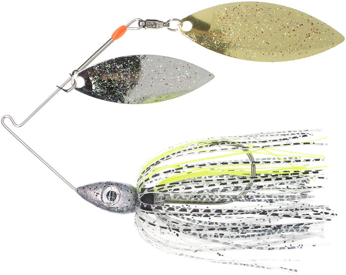 Nichols Pulsator Metal Flake Double Willow Spinnerbait - Bombshell Bass