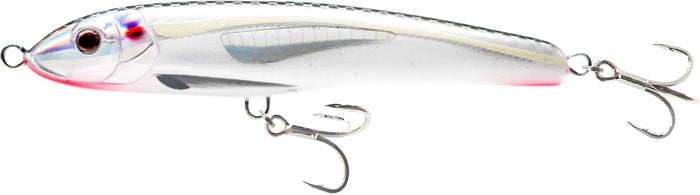 Nomad Design Riptide 115 Fatso Floating Topwater Walking Stickbait - 4.5 Inch - Bleeding Mullet