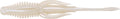 Nories 4.5 Inch Hulabug Bladed Jig Trailer - 5 Pack - Albino Pearl