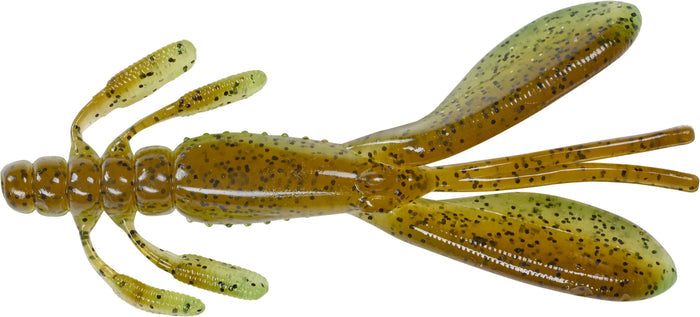 Nories 3 Inch Escape Chibi Twin Creature Bait - 8 Pack - Green Pumpkin Reaction