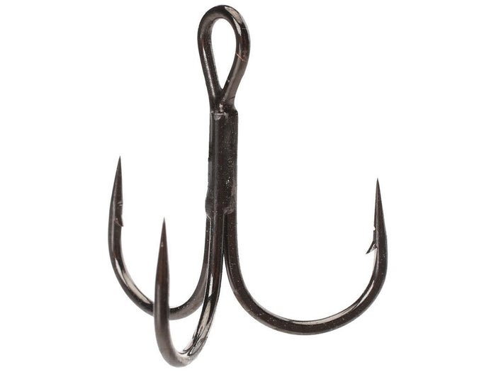 Owner ST-36 Round Bend Treble Hook Black Chrome