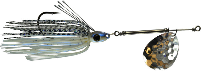 Picasso All Terrain Weedless In Line Spinner - Blue Glimmer/Nickel blade