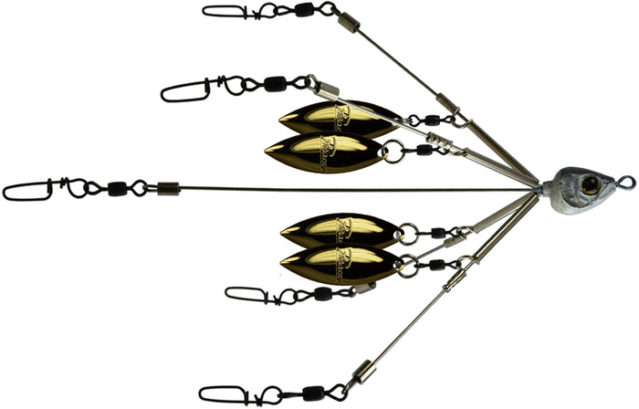 Picasso Bait Ball Finesse Shad - Gold Blade