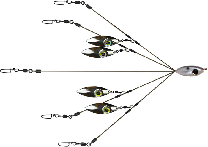 Picasso Bait Ball Junior - Shad - Nickel Blade With Eye