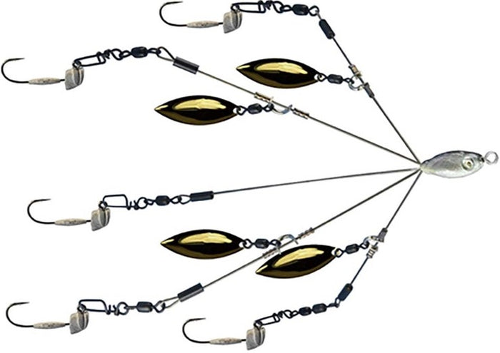 Picasso Lures Bait Ball Micro Rig Shad/Gold