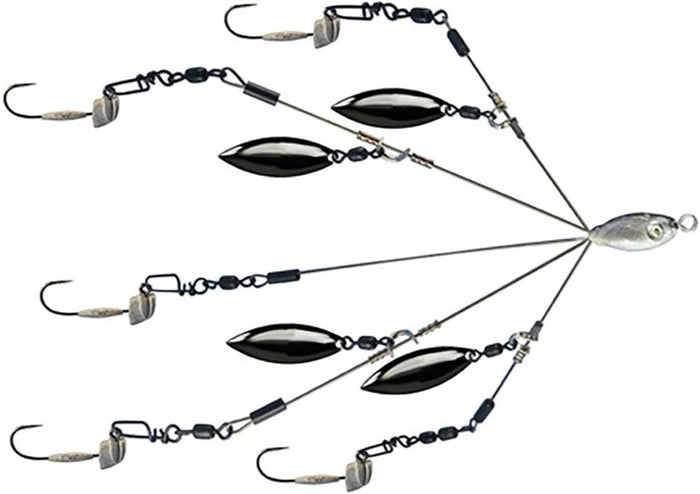 Picasso Lures Bait Ball Micro Rig - Shad/Nickel
