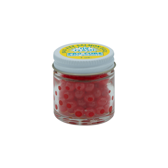 Pro-Cure Bad Azz Salmon Eggs 1 oz. Red in Baitfish Oil