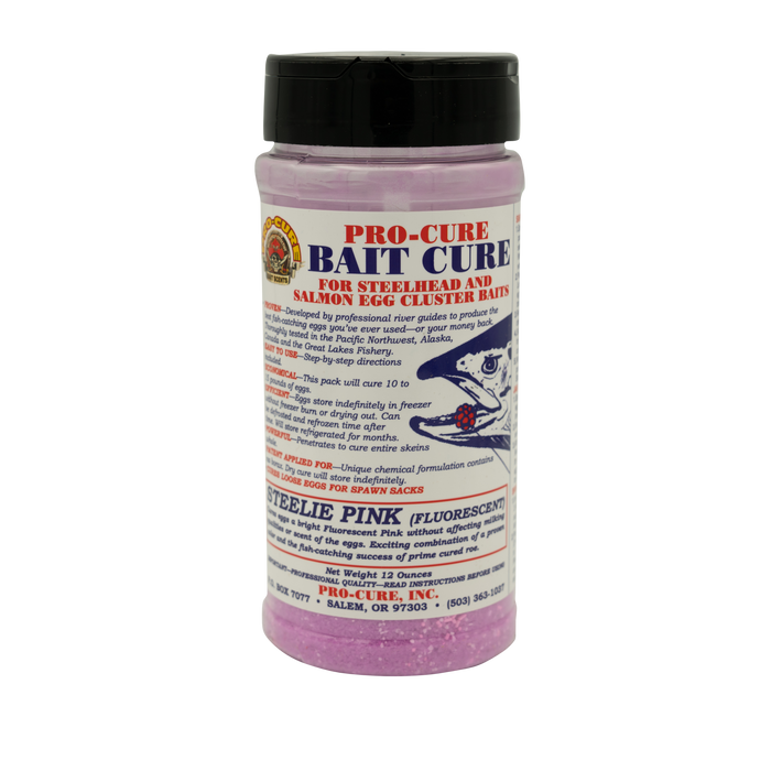 Pro-Cure Bait Cures 12 oz. - Steelie Pink