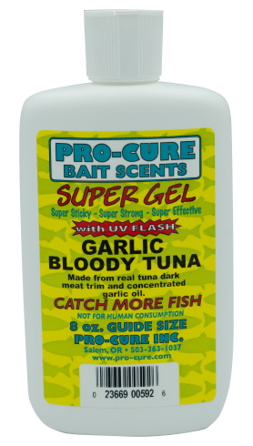 Pro-Cure Super Gel Attractants 8 oz - Garlic/Bloody Tuna