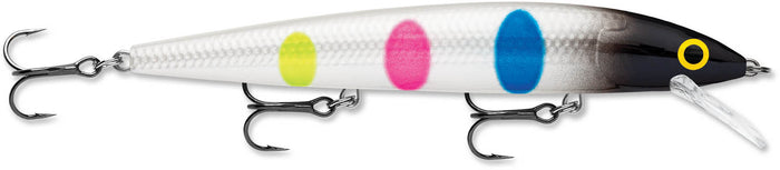Rapala Husky Jerk 12 Jerkbait/Trolling Minnow Black Wonderbread