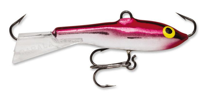 Rapala Jigging Rap 2 inch W5 Ice Jigs - Chrome Red